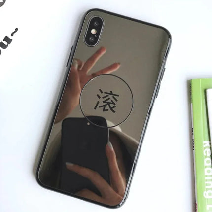 Color Reflective Plating Phone Case for iPhone XS Max