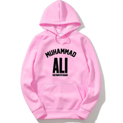 Men's Fleece Pullover Hoodie with Letter Print