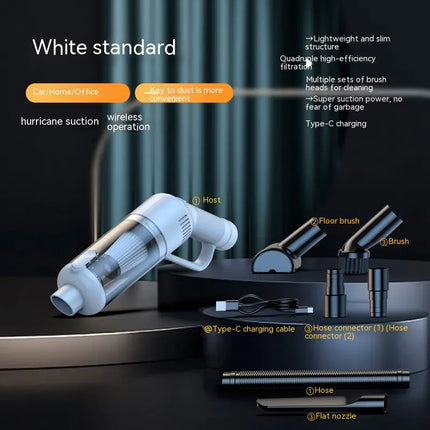 Handheld Wireless Vacuum Cleaner with Blower Function