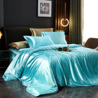 Water Blue / 1.2m bed hat three-piece set
