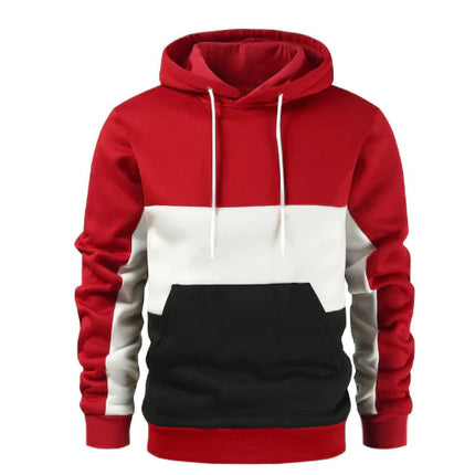 Men's Color Block Hoodie Casual Jacket