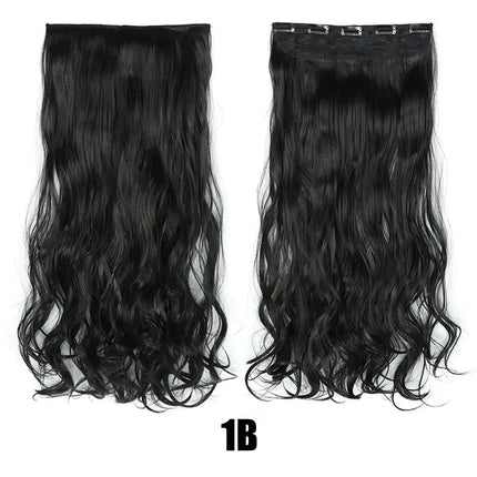 Women's Big Wavy Long Curly Hair Extensions - Natural Look