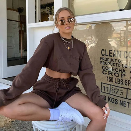 Women's Casual Hoodie Set