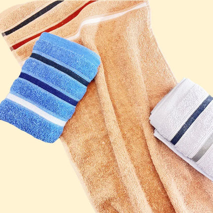 Embroidered Logo Cotton Face Towels