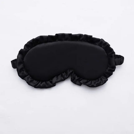 Silk Ruffle Sleep Eye Mask for Better Sleep (Multicolor)