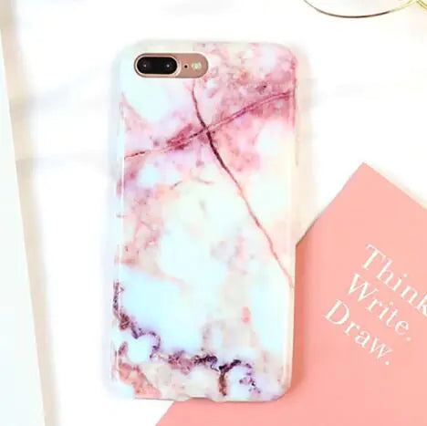 Marble Pattern Protective Case for iPhone 12