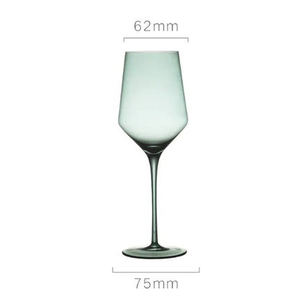 Colorful Lead-free Crystal Red Wine Glass for Banquets