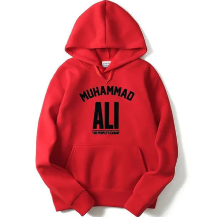 Men's Fleece Pullover Hoodie with Letter Print