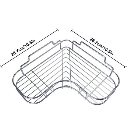 Shower Caddy Shelf Bathroom Corner Bath Storage Holder Organizer Triangular Rack