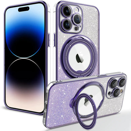 Rotating Stand Case for iPhone 15 Pro Max & 14/13
