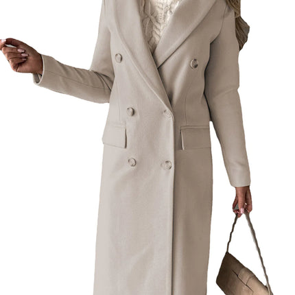 Double-Breasted Long Coat