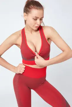 Women's Sporty Two-Piece Set with Gathered Design