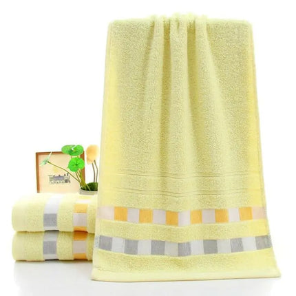 Embroidered Logo Cotton Face Towels