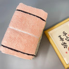Two-tone pattern pink / 35*75（-2+）cm