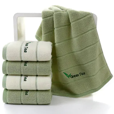 Soft Cotton Embroidered Face Towels