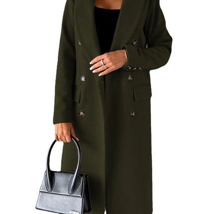 Double-Breasted Long Coat