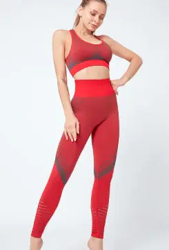 Women's Sporty Two-Piece Set with Gathered Design