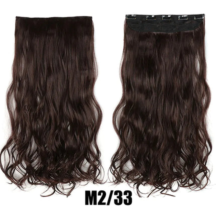 Women's Big Wavy Long Curly Hair Extensions - Natural Look