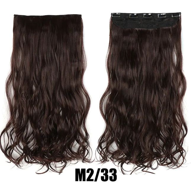 Women's Big Wavy Long Curly Hair Extensions - Natural Look