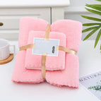 Pink / Bath towel 140*70 + towel 75*35