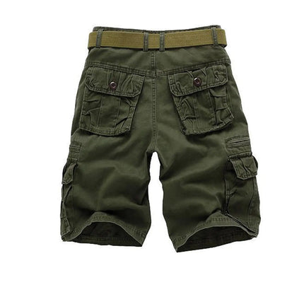 Cotton Cargo Shorts - 5-Point Length