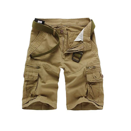 Cotton Cargo Shorts - 5-Point Length
