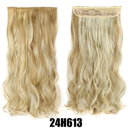 Women's Big Wavy Long Curly Hair Extensions - Natural Look