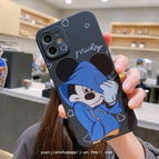 Straight Edge Black Blue Mickey / Apple 14Pro