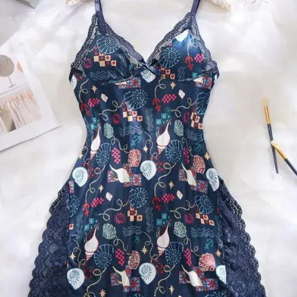 Women’s Sexy Lace Trim Night Dress