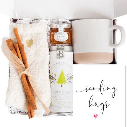 Organic Tea Gift Box Get Well Gifts for Women Self Care Package Thinking of You