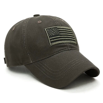 Men's USA Flag Outdoor Camouflage Baseball Cap