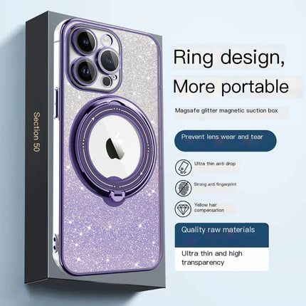 Rotating Stand Case for iPhone 15 Pro Max & 14/13