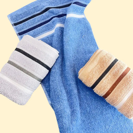 Embroidered Logo Cotton Face Towels