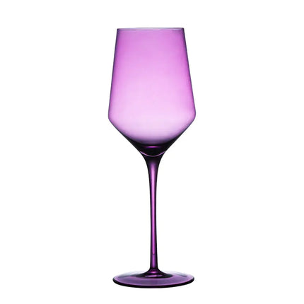 Colorful Lead-free Crystal Red Wine Glass for Banquets