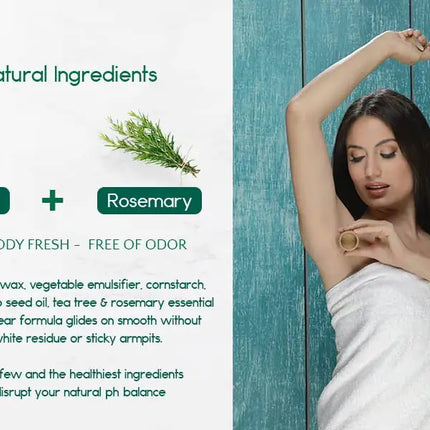 2-Pack All-Natural, Plastic-Free Deodorants