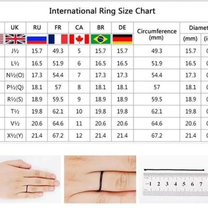Diamond Ring Set with Three-in-One Zirconia Rings