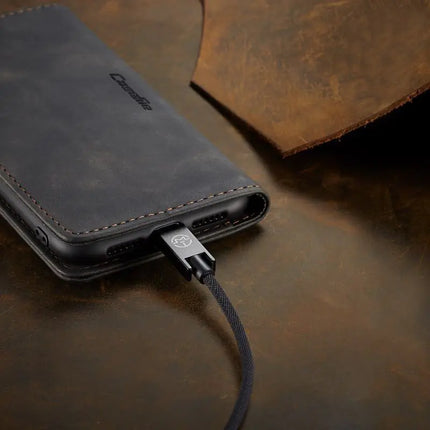 Luxury Matte Magnetic Flip Case for iPhone XR
