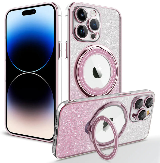 Rotating Stand Case for iPhone 15 Pro Max & 14/13