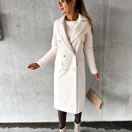 Double-Breasted Long Coat