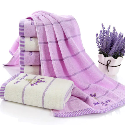 Soft Cotton Embroidered Face Towels