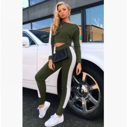 Women's Sportswear Hoodie Two-Piece Set