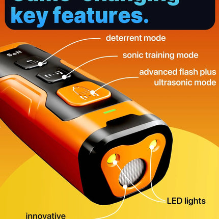Dog Bark Deterrent Device Stops Bad Behavior No Need Yell Long Range Ultrasonic