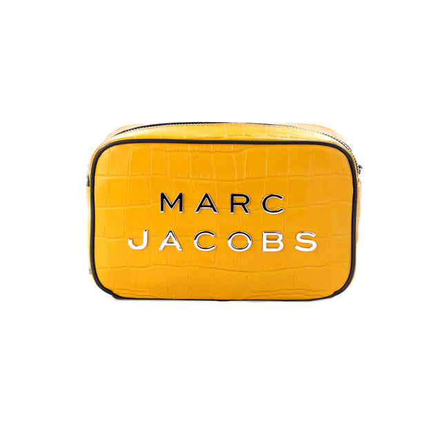 Marc Jacobs Flash Mustard Leather Crossbody Bag