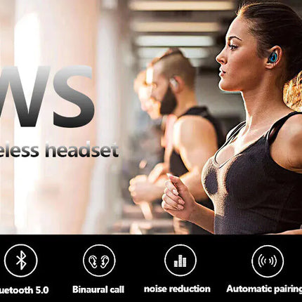 Bluetooth 5.1 Headset TWS Wireless Earphones Mini Earbuds Stereo Headphones IPX7