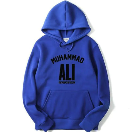 Men's Fleece Pullover Hoodie with Letter Print