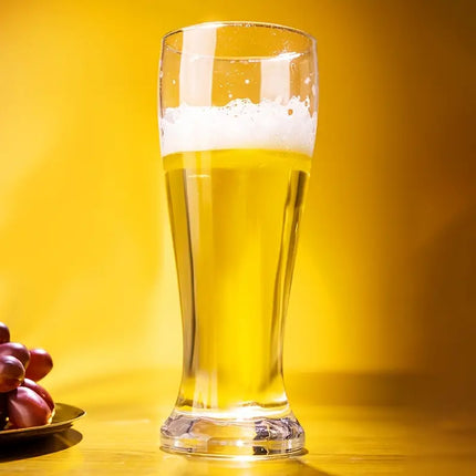 2pcs Large Capacity Lead-Free Glass Beer Mugs