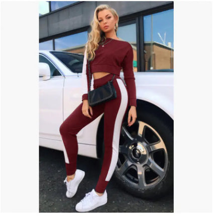 Women's Sportswear Hoodie Two-Piece Set