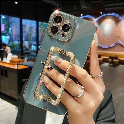 Glitter Phone Case with Stand for iPhone 15 Pro Max