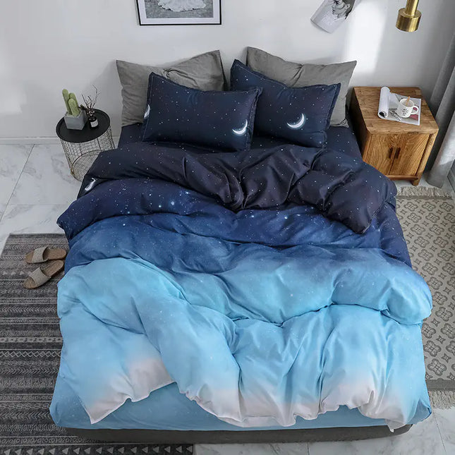 Cotton 4-Piece Dormitory Bedroom Set