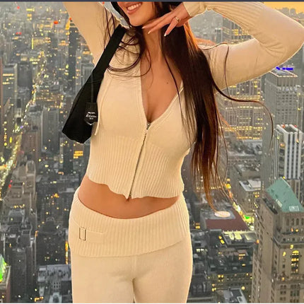 Women's Leisure Hoodie Suit